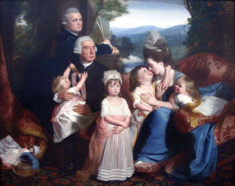 John Singleton Copley Portrait of the Copley family china oil painting image
